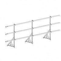 Ограждение ROOFsystems PRESTIGE ZN H-900/3,0м 3 трубы NEXT RAL8017