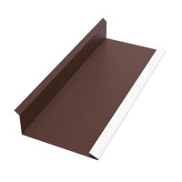 Торцевая планка внутренняя  35х118х2000мм Crown BT Matt 0,5мм RAL8017