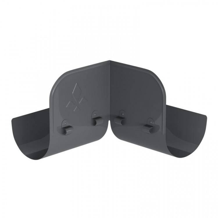 AS PUrus 125/90 Ограничитель перелива угловой 200х200мм RAL 7024