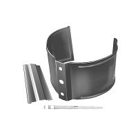 GL 150/100 Кронштейн трубы на кирпич RAL7024