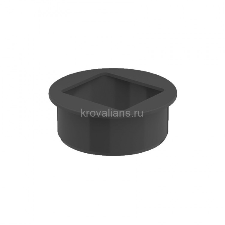 Galeco HIDDEN 125/90 Редукция 90/110 мм PP  Черный