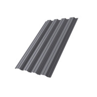 Профнастил HC44A 0,7 PE RAL 7004 сигнальный серый