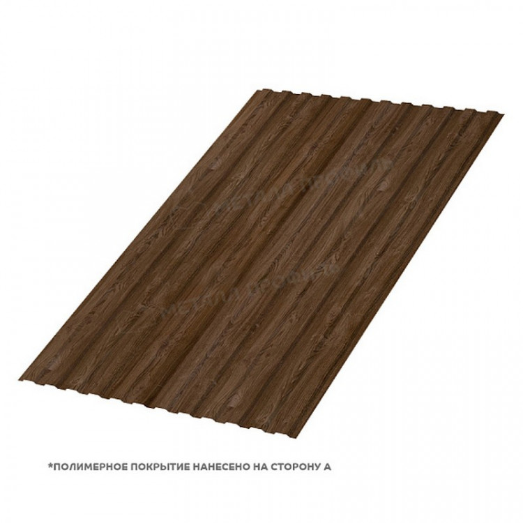 Профилированный лист МП-10х1100-B (ECOSTEEL_MA_Д-01-МореныйДуб-0,5)