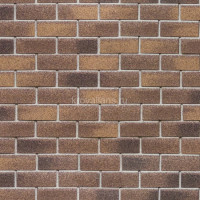 ТехноНИКОЛЬ Фасадная плитка HAUBERK, Бельгийский кирпич 4T4X21-9009RUS, упак 2,5м2 52упак/пал
