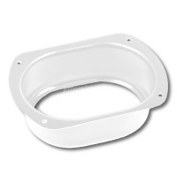 МП GS Воронка выпускная, RAL 9010, белый (16/уп)