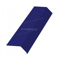 МеталлПрофиль Планка карнизная 100х69х2000 (Полиэстер-01-5002-0.45) /1 шт/