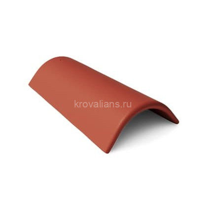 BRAAS Коньковая черепица Франкфурт вишня БЕЗ ЗАЖИМА, 34/40 шт /паллет