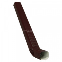 Vortex Matt 127/102 Труба прямоугольная с коленом Matt 1м RR 32