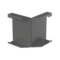 GALECO STAL2 125/80 Угол внутренний к лицевой планке Графит RAL 7015 ( RR23) 1шт/уп
