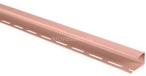 Альта-Профиль Планка "J-trim" 3,00м земляничный Т-15