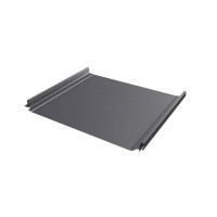 Фальцевая кровля Grand Line (Гранд Лайн) Кликфальц Pro 0,5 Satin с пленкой на замках (RAL 7004) 1 кв.м.