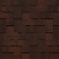 Гибкая черепица Tegola Lazio UNICA Marrone 230 2.86м2