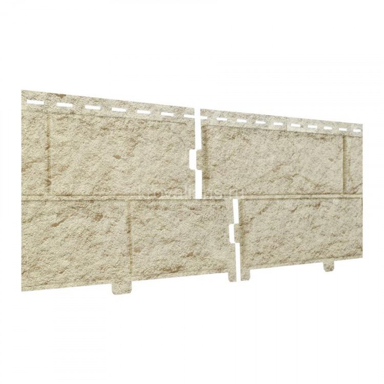 Ю-Пласт Сайдинг STONE-HOUSE Камень Золотой (с дв. замк) 0,225 *3,025м (1уп=15 шт/10,2м2) под заказ