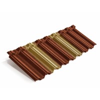 Композитная черепица Metrotile (Метротайл) MetroClassic (Терракотово-Желтый) /лист/