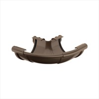 Galeco PVC 124 110/80 Угол внешний 135гр. Темно-коричневый RAL 8019 (10шт/уп)