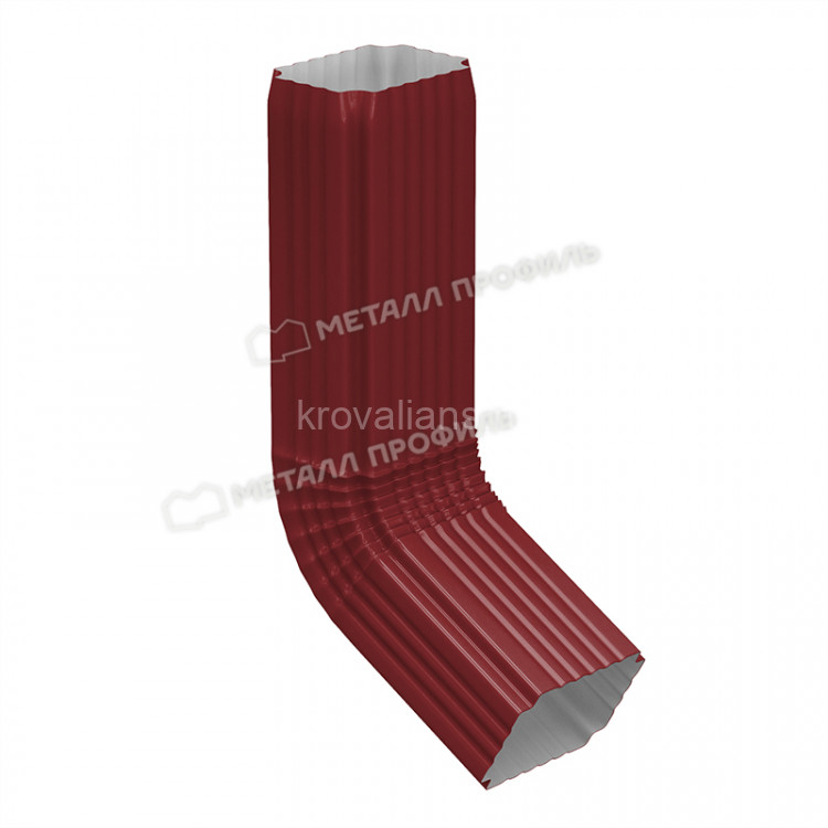 МП Колено трубы сливное D150 RAL 3011, вишня