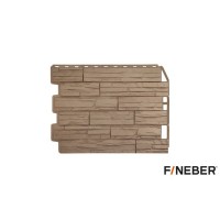 FineBer Фасайдинг Скол, светло-бежевый 795 х 595 (шт 0,41м2), 10 шт/уп