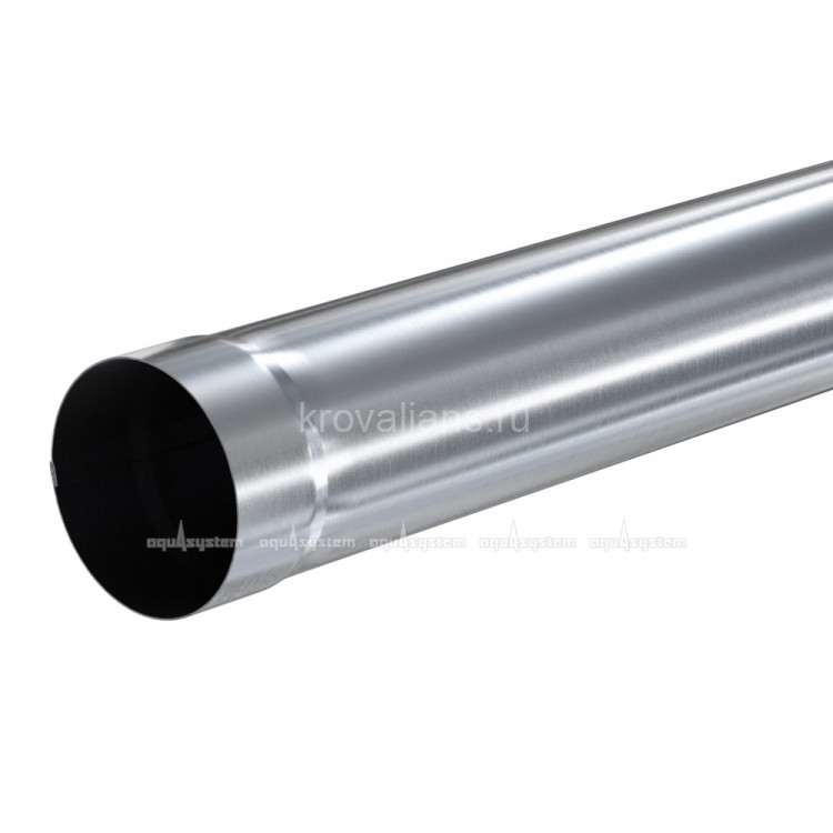 AS Ti-Zn 125/90 Труба водосточная 1м (2шт/уп)