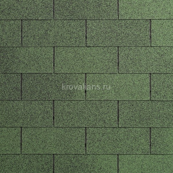 Гибкая черепица IKO Superglass-3 TAB (Forest Green) /кв.м/