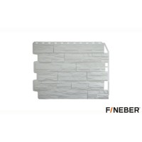 FineBer Фасайдинг Скол, белый 795 х 595 (шт 0,41м2), 10 шт/уп