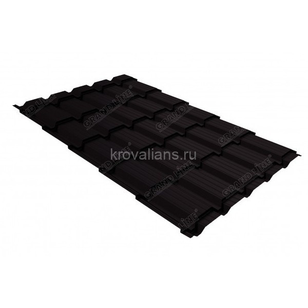 Металлочерепица Grand Line (Гранд Лайн) квадро 0,45 PE NL 805 /1 кв.м./