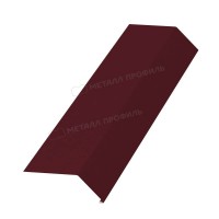 МеталлПрофиль Планка карнизная 100х69х2000 (Полиэстер-01-3005-0.4) /1 шт/