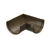 Docke PREMIUM 120/85 мм Угловой элемент  90 гр Каштан 15шт./уп.
