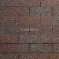 Гибкая черепица IKO Superglass-3 TAB (Adged Redwood-54) /кв.м/