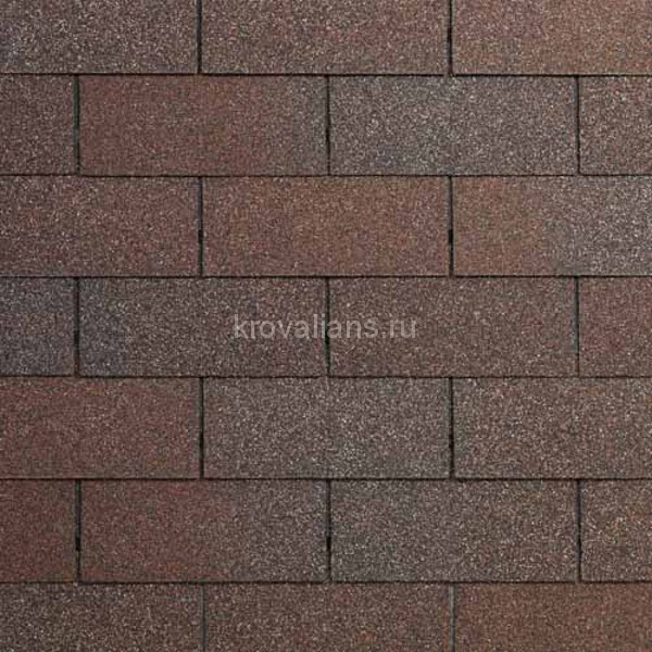 Гибкая черепица IKO Superglass-3 TAB (Adged Redwood-54) /кв.м/