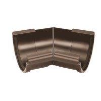 Galeco PVC 124 110/80 Угол внутренний 135гр. Темно-коричневый RAL 8019 (10шт/уп)
