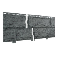 Ю-Пласт Сайдинг STONE-HOUSE Камень Изумрудный (с дв. замк) 0,225 *3,025м (1уп=15 шт/10,2м2) под зака