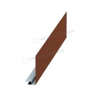 МеталлПрофиль Планка карнизного свеса сложная 250х50х3000 (PURETAN-20-RR750-0.5) /1 шт/