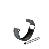 AS PUrus 150/100 Соединитель желоба в комплекте RAL 7024 20 шт/уп