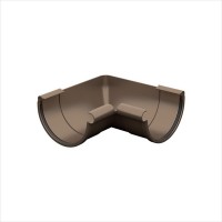 Galeco PVC 124 110/80 Угол внутренний 90гр. Темно-коричневый RAL 8019 (10шт/уп)