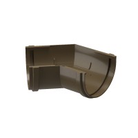 Docke PREMIUM 120/85 мм Угловой элемент 135 гр Каштан 9шт./уп.