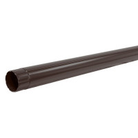 GL 90/125 Труба круглая 90 мм 3 м Мatt RAL 8017