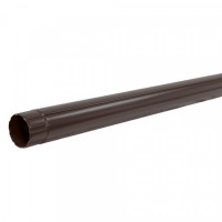 GL 90/125 Труба круглая 90 мм 3 м Мatt RAL 8017