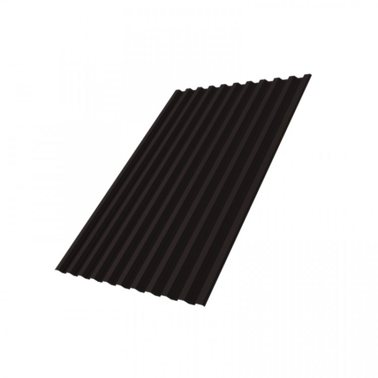 Профнастил С21R 0,5 Satin RAL 9005 черный