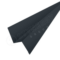 Планка начальная фасадная 3000 Фальц Stynergy (CORUNDUM50Matt-RAL7016-0.5)