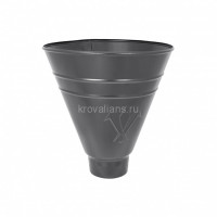 AS PU MATT 125/90 Воронка водосборная круглая, 1 шт/уп., RR-23 Matt