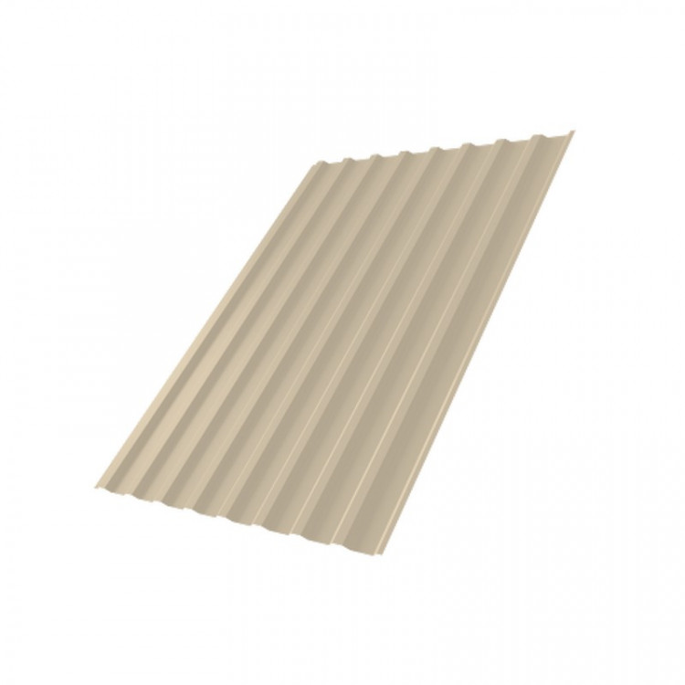 Профнастил С20В 0,5 Satin RAL 1015 светлая слоновая кость