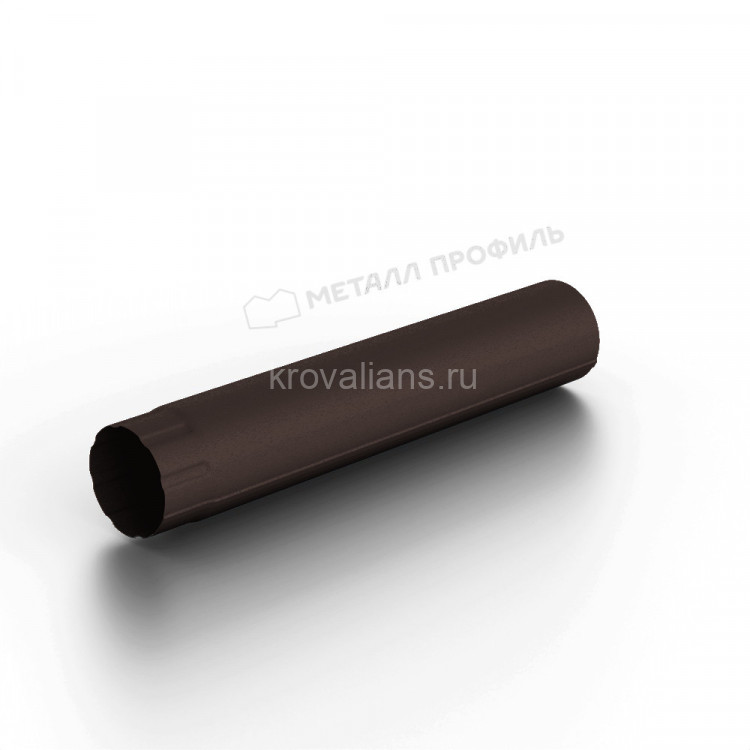 МП 125/100 Foramina Freeze Труба водосточная D100x2000 Dark Brown