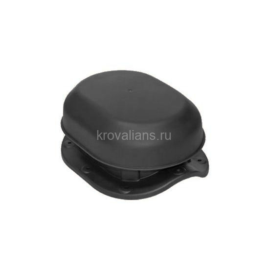 Аэратор скатный Krovent (Кровент) Aero-Vent Wave (Черный) /1 шт/