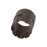 GL 90/125 Соединитель трубы 90 мм Мatt RAL 8017