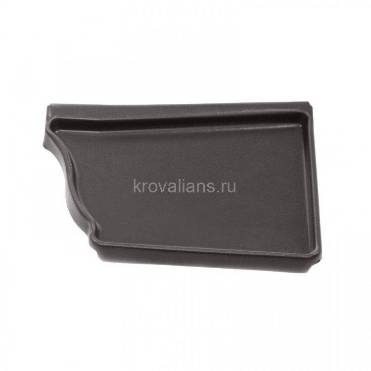 Vortex 127/102 Заглушка правая 127мм PE RR 32 темно-коричневый