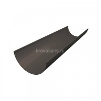 GL Standart 120/87 Желоб английский ПВХ Grand Line 3м графит (RAL 7024) (10 шт./уп.)