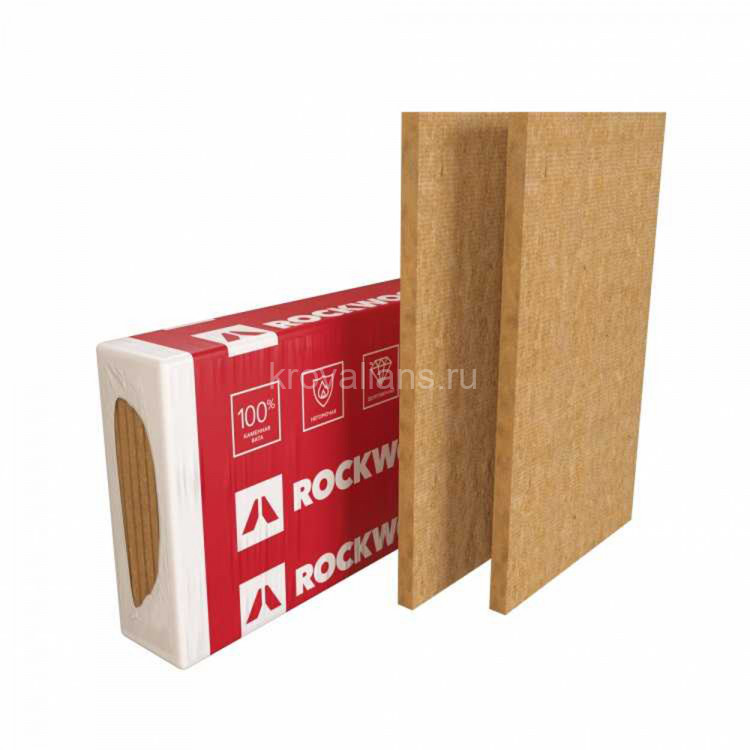Утеплитель Роквул Руф Баттс Стяжка 1000x600x100 1,2м2 (0,12м3) 48упак./пал.