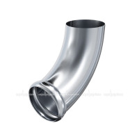 AS Ti-Zn 125/90 Отвод трубы декорированный (12шт/уп)