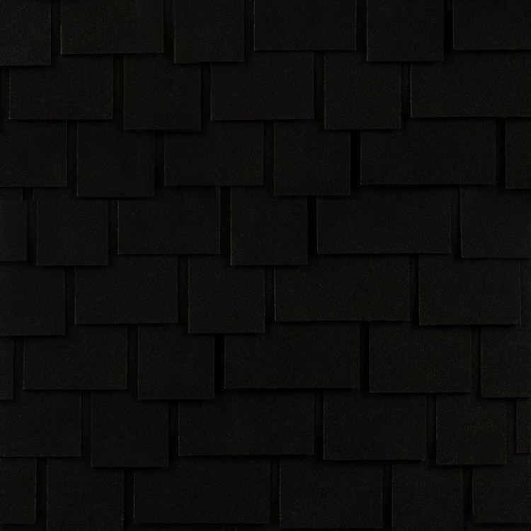 Гибкая черепица Трендум (Trendum) DINAMICA (Черный) 3,1м2 /1 кв.м/