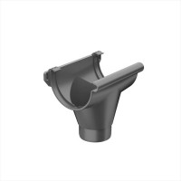 Galeco PVC 152 130/100 Воронка Графит RAL 7021 (10шт/уп)